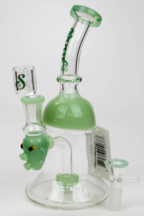 8.5" SOUL Glass 2-in-1 show head diffuser bong | Jupiter Grass