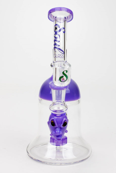 8.5" SOUL Glass 2-in-1 show head diffuser bong | Jupiter Grass