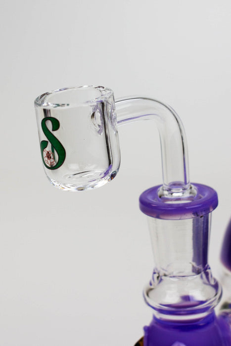 8.5" SOUL Glass 2-in-1 show head diffuser bong | Jupiter Grass