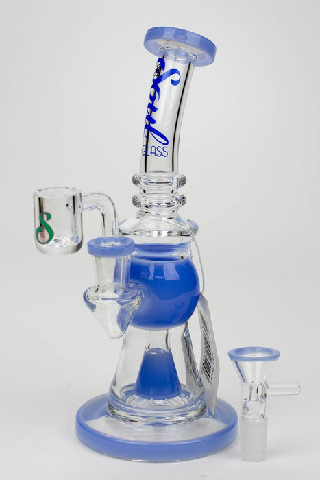 8.2" SOUL Glass 2-in-1 Cone diffuser glass bong | Jupiter Grass