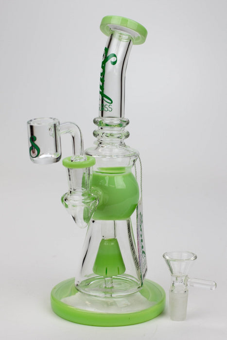 8.2" SOUL Glass 2-in-1 Cone diffuser glass bong | Jupiter Grass