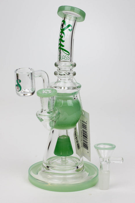 8.2" SOUL Glass 2-in-1 Cone diffuser glass bong | Jupiter Grass
