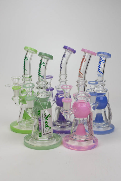 8.2" SOUL Glass 2-in-1 Cone diffuser glass bong | Jupiter Grass