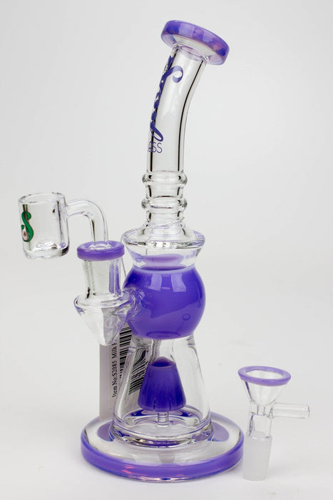 8.2" SOUL Glass 2-in-1 Cone diffuser glass bong | Jupiter Grass