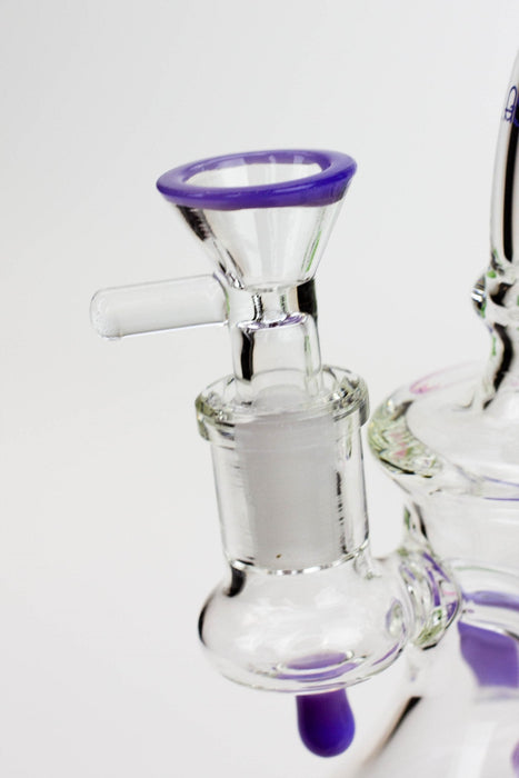 8" SOUL Glass 2-in-1 Mushroom Dab Rig | Jupiter Grass