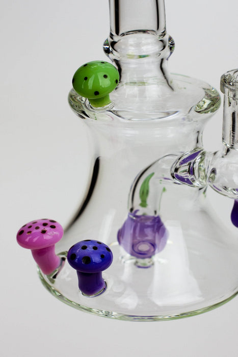 8" SOUL Glass 2-in-1 Mushroom Dab Rig | Jupiter Grass