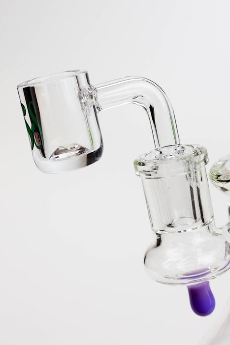 8" SOUL Glass 2-in-1 Mushroom Dab Rig | Jupiter Grass