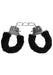 Shots Toys Pleasure Furry Handcuffs Black