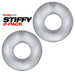 STIFFY 2-pack bulge cockrings - CLEAR ICE