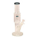 12″ Straight Tube Glass Bong Tire Percolator with Inline Ash Catcher (C2245) | Jupiter Grass