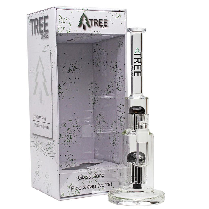 Tree Glass | 15" Double Tree Cake Bong | Jupiter Grass