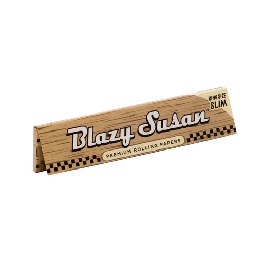 Blazy Susan | Unbleached king size slim Rolling paper Box of 50 | Jupiter Grass