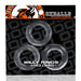WILLY RINGS, 3-pack cockrings - CLEAR
