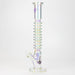 17" XTREME / 7 mm / Rock & Roll Electroplated Tube glass water bong [XTR5006] | Jupiter Grass