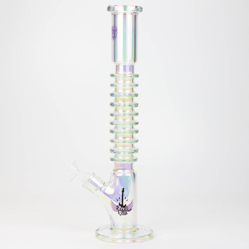 17" XTREME / 7 mm / Rock & Roll Electroplated Tube glass water bong [XTR5006] | Jupiter Grass