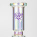 17" XTREME / 7 mm / Rock & Roll Electroplated Tube glass water bong [XTR5006] | Jupiter Grass