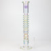 17" XTREME / 7 mm / Rock & Roll Electroplated Tube glass water bong [XTR5006] | Jupiter Grass