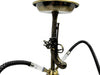 Zebra | 21" Smoke Wild West Gun 2-Hose Hookah | Jupiter Grass