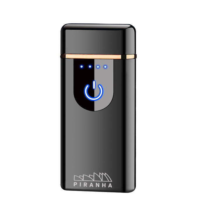 Piranha Plasma X - Dual Crossing Plasma Lighter W/ Quick Touch Power Button - Gold | Jupiter Grass