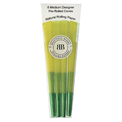 Beautiful Burns - Pre-Rolled Designer Cones 8 Per Pack - Cirton Sorbet | Jupiter Grass