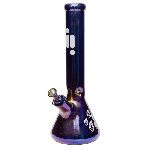 Infyniti 14" 7mm Chromatic Tree Beaker w/ Ice Pinch - Blue & Purple | Jupiter Grass