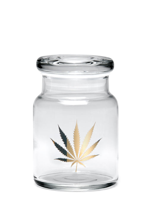 420 Science Pop Top Jar Small - Gold Leaf | Jupiter Grass