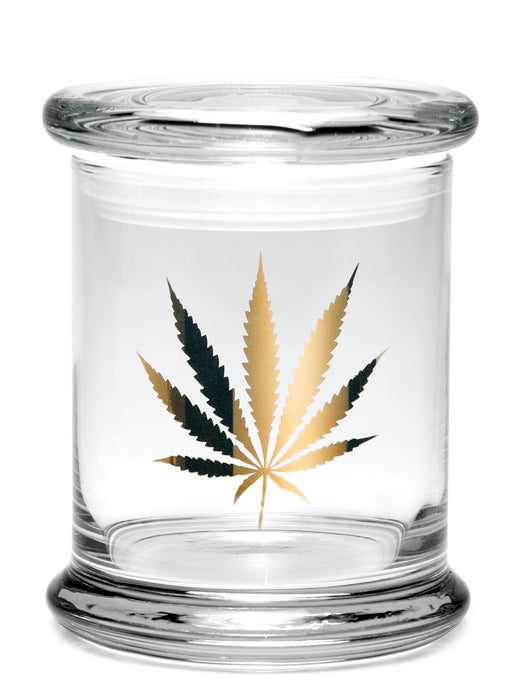 420 Science Pop Top Jar Large - Gold Leaf | Jupiter Grass