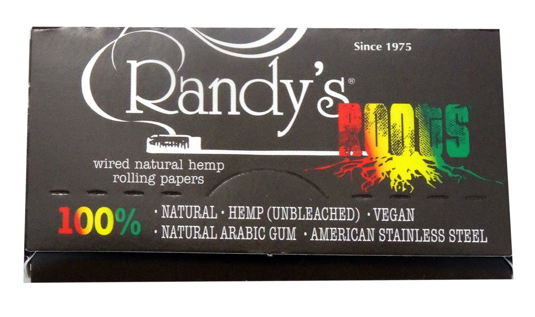 Randy'S Roots Hemp Unbleached Regular 1¼" - Box of 25 | Jupiter Grass