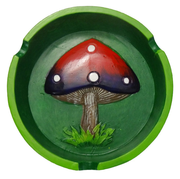 6" Mushroom Poly Ashtray | Jupiter Grass