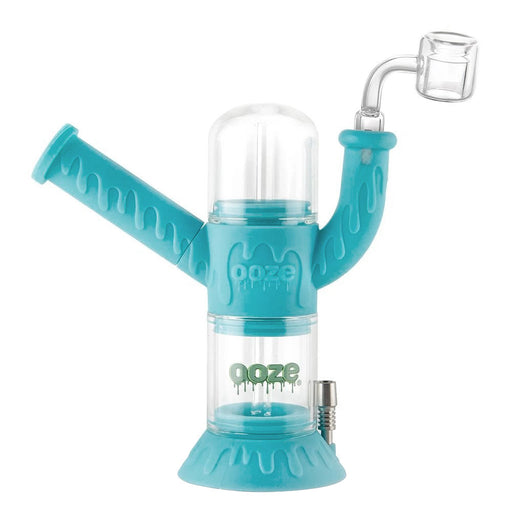 Ooze Silicone & Glass 4-In-1 - Cranium - Aqua Teal | Jupiter Grass