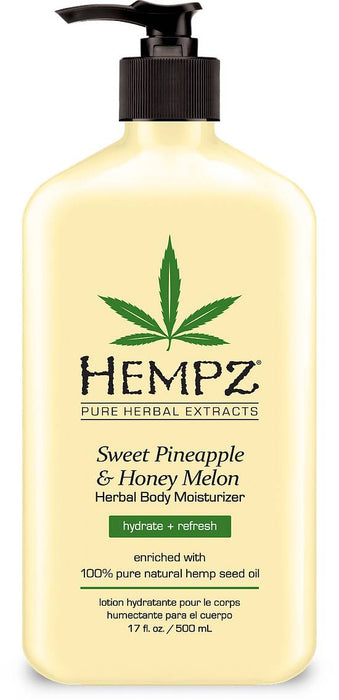 Hempz Herbal Body Moisturizer - Sweet Pineapple & Honey Melon - 17oz | Jupiter Grass