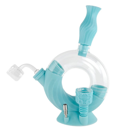 Ooze Silicone & Glass 4-In-1 - Ozone - Aqua Teal | Jupiter Grass