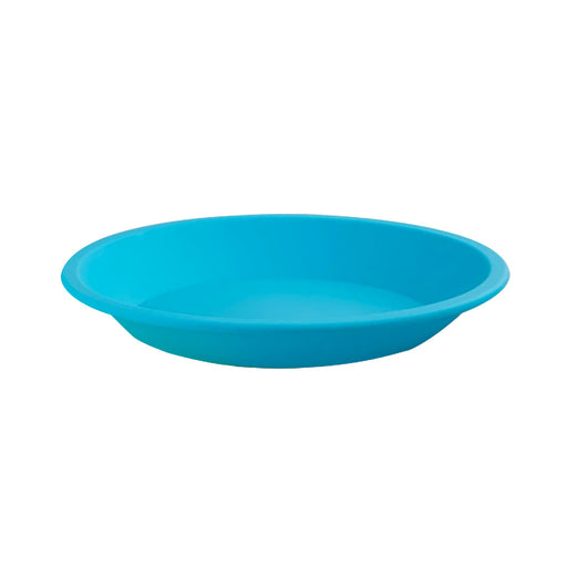 Nogoo Nonstick Silicone 8" Round Plate Blue | Jupiter Grass