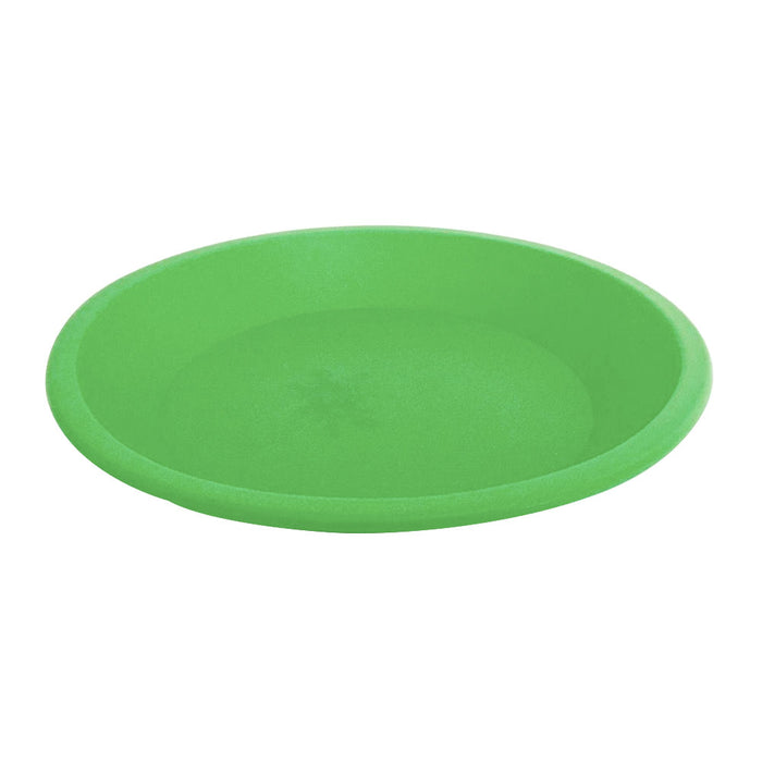 Nogoo Nonstick Silicone 8" Round Plate Green | Jupiter Grass