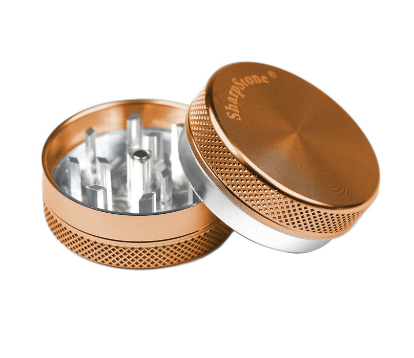 Sharpstone 2-Piece Grinder Colored 1.5" - Brown | Jupiter Grass