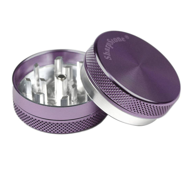 2-Piece Grinder By Sharpstone - 2.2" - Purple | Jupiter Grass