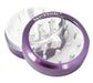 Sharpstone 2-Piece Grinder Glass Top Colored 2.5" - Purple | Jupiter Grass