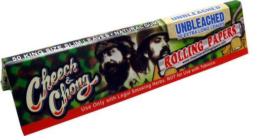 Cheech & Chong Unbleached King Size Papers - Box of 50 | Jupiter Grass