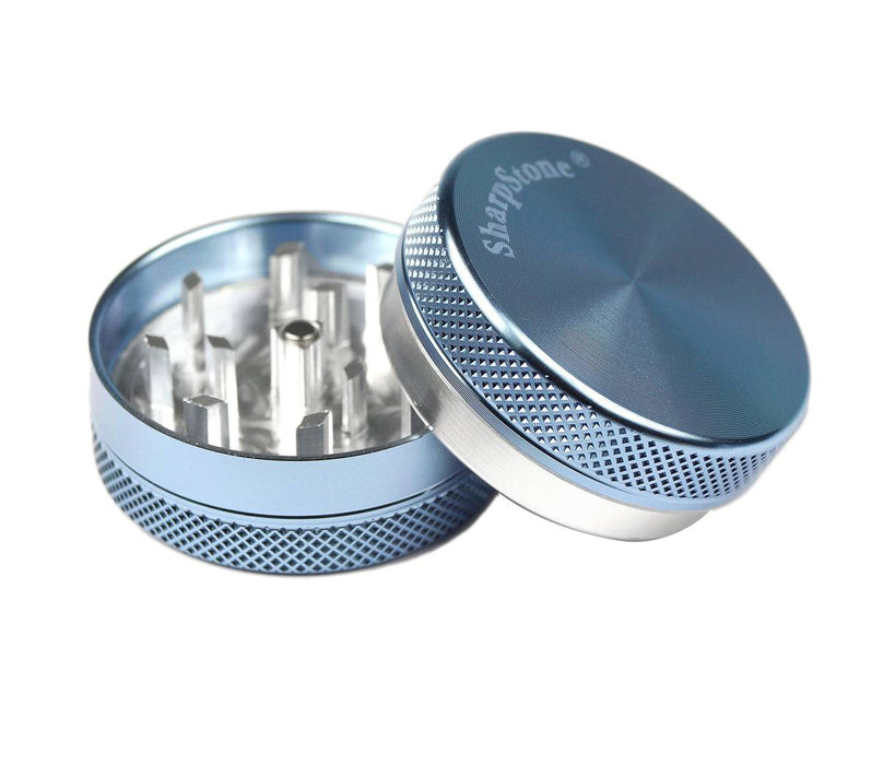 Sharpstone 2-Piece Grinder Colored 1.5" - Blue | Jupiter Grass