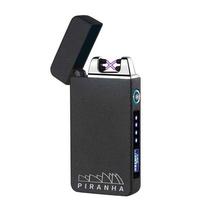 Piranha Plasma X - Heavy Duty Dual Crossing Plasma Lighter - Grey Black | Jupiter Grass