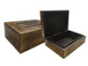 7" x 5" Carved Mango Wood Box | Jupiter Grass