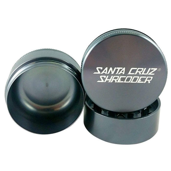 3-Piece Grinder By Santa Cruz Shredder - 2.2" - Gunmetal Grey | Jupiter Grass