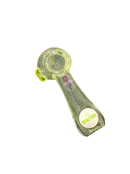 Jellyfish UV W/Flat Mouthpiece Hand Pipe | Jupiter Grass