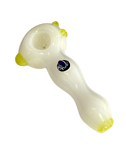 The Crush Slyme Dots Green Hand Pipe | Jupiter Grass