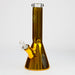 13" Nice Glass Metallic Wrap Beaker | Jupiter Grass