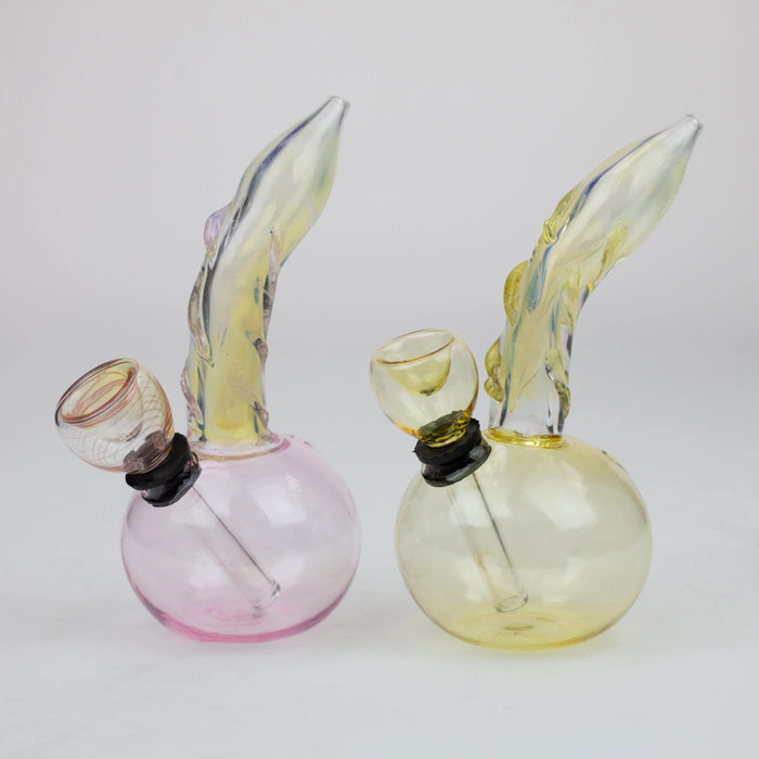 6" Changing Color Glass Water Bong | Jupiter Grass
