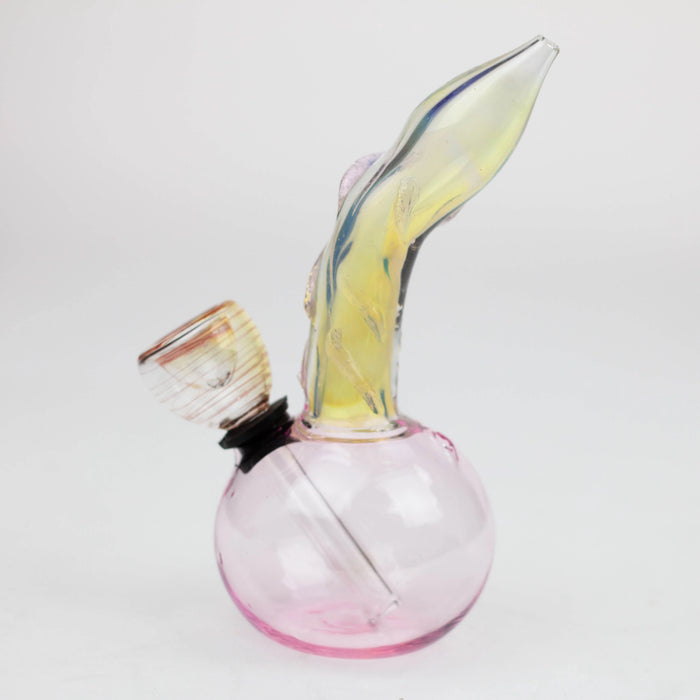 6" Changing Color Glass Water Bong | Jupiter Grass
