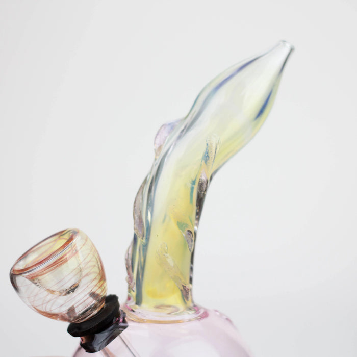 6" Changing Color Glass Water Bong | Jupiter Grass