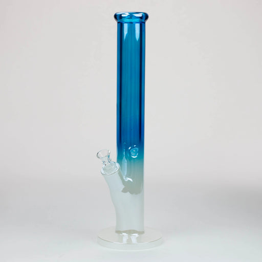 16" Electroplated Gradient Classic Tube 9mm Glass Bong | Jupiter Grass