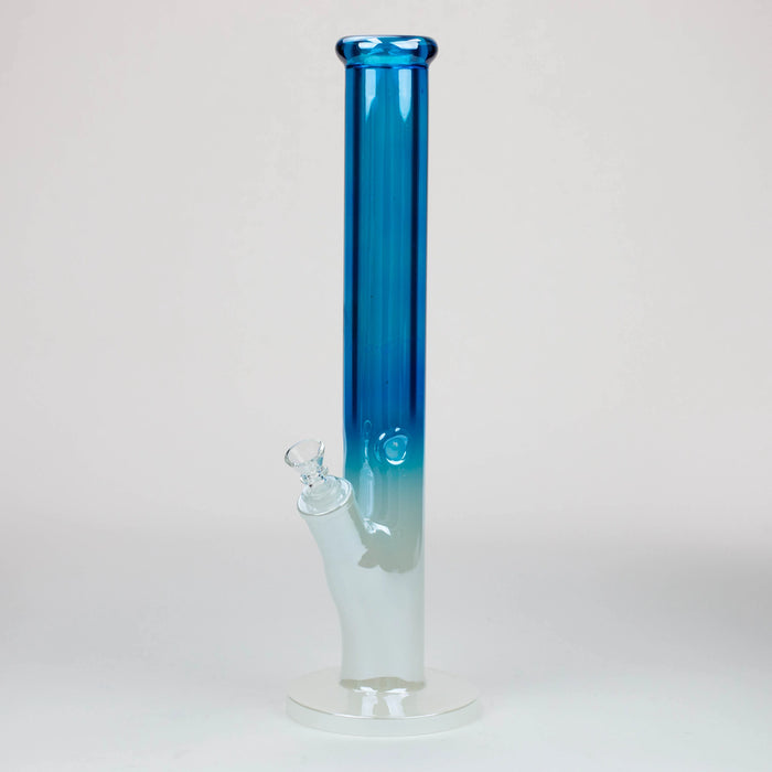 16" Electroplated Gradient Classic Tube 9mm Glass Bong | Jupiter Grass